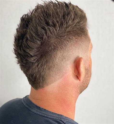 faux hawk taper|fade fohawk.